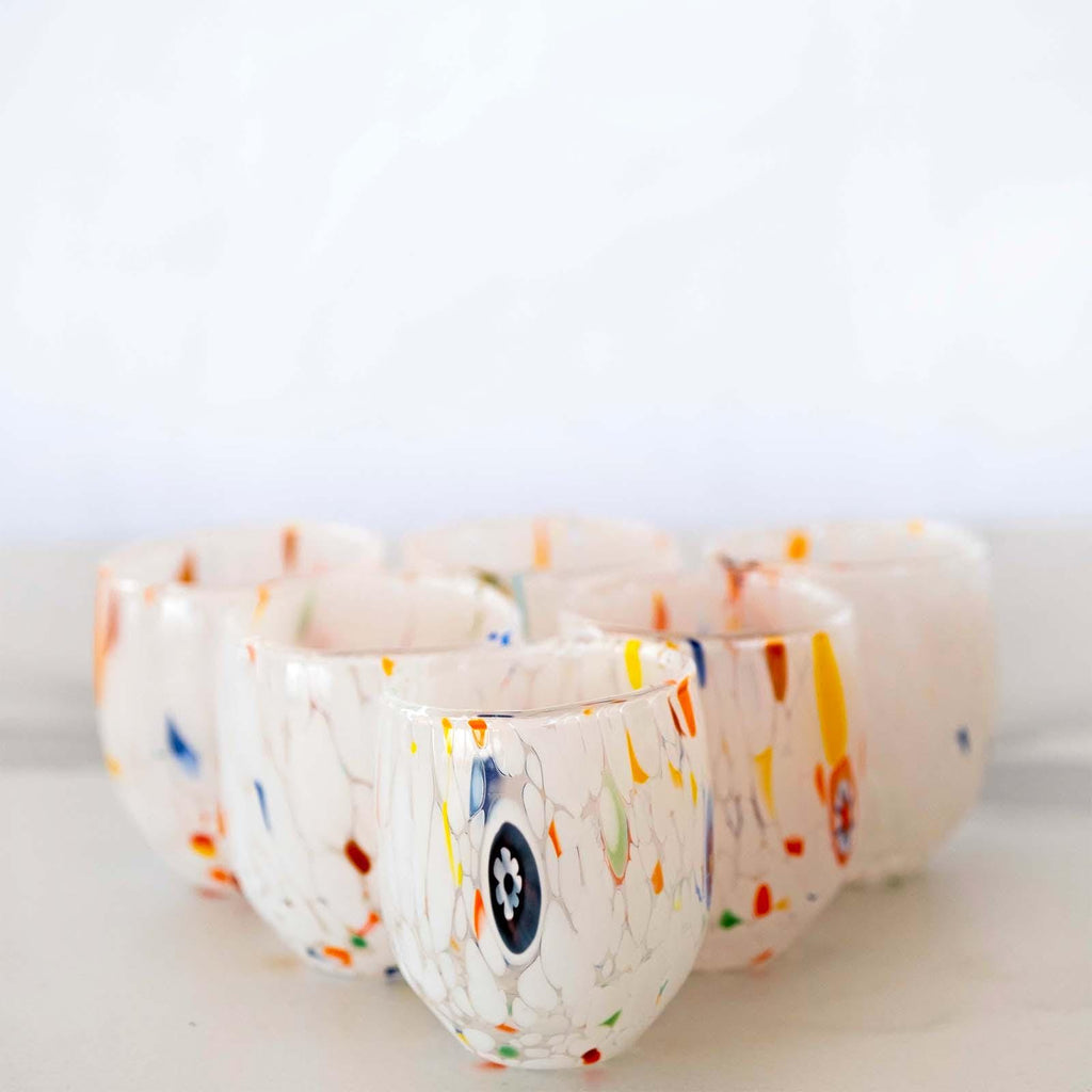 Murano Shot Glass | Certified Murano Glass | Made in Italy | Italian Liqueur Glass | Collection Marea