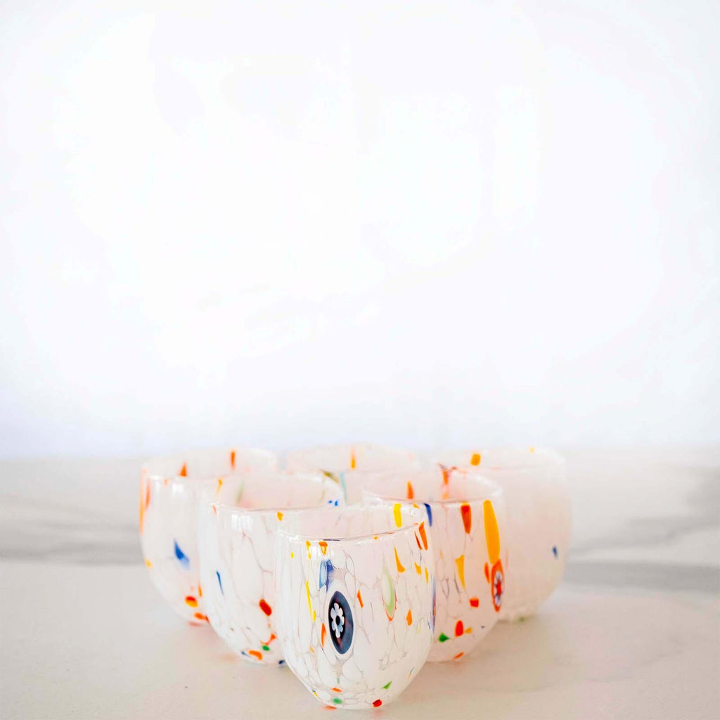 Murano Shot Glass | Certified Murano Glass | Made in Italy | Italian Liqueur Glass | Collection Marea