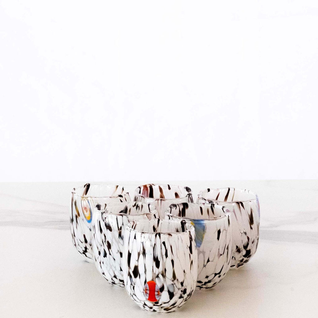 Murano Shot Glass | Certified Murano Glass | Made in Italy | Italian Liqueur Glass | Collection Marea