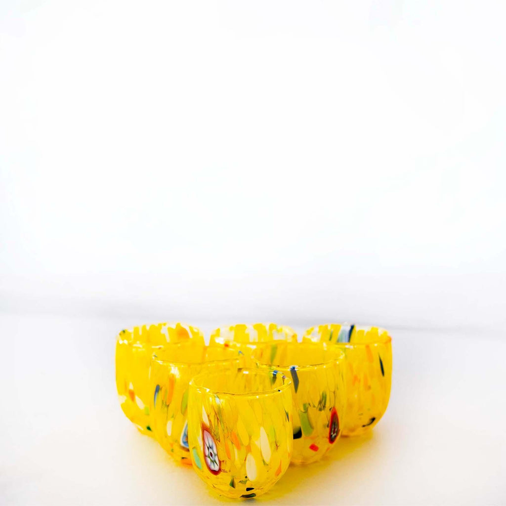 Murano Shot Glass | Certified Murano Glass | Made in Italy | Italian Liqueur Glass | Collection Marea