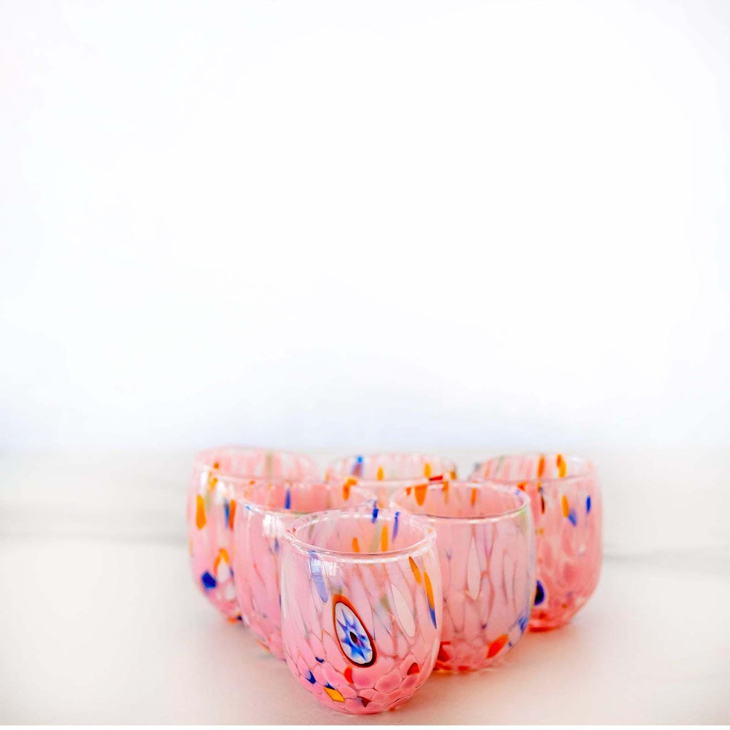 Murano Shot Glass | Certified Murano Glass | Made in Italy | Italian Liqueur Glass | Collection Marea