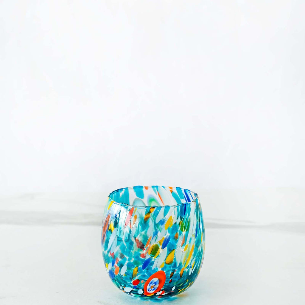 Murano Drinking Glass | Certified Murano Glass | Made in Italy | Water Glass | Collection Marea