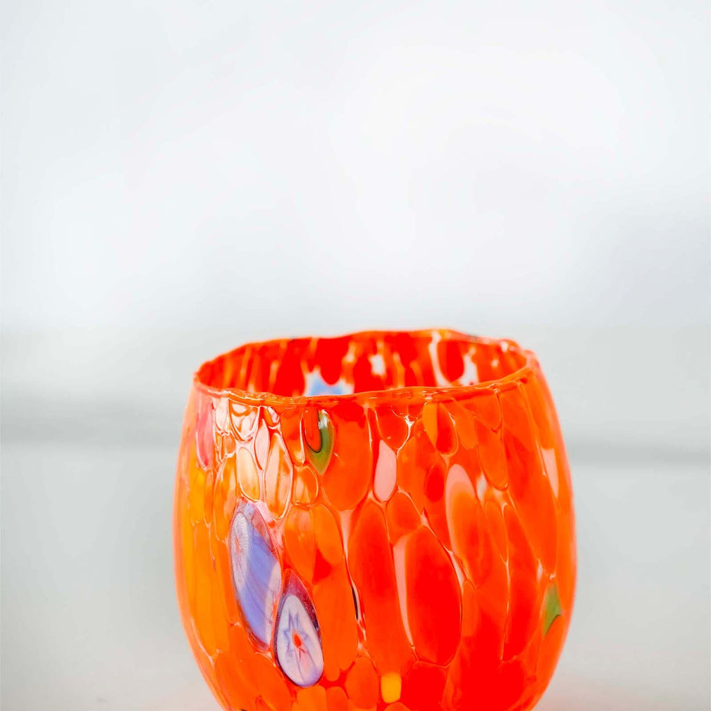 Murano Drinking Glass | Certified Murano Glass | Made in Italy | Water Glass | Collection Marea