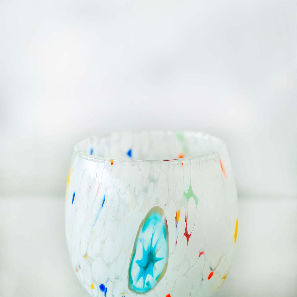 Murano Drinking Glass | Certified Murano Glass | Made in Italy | Water Glass | Collection Marea