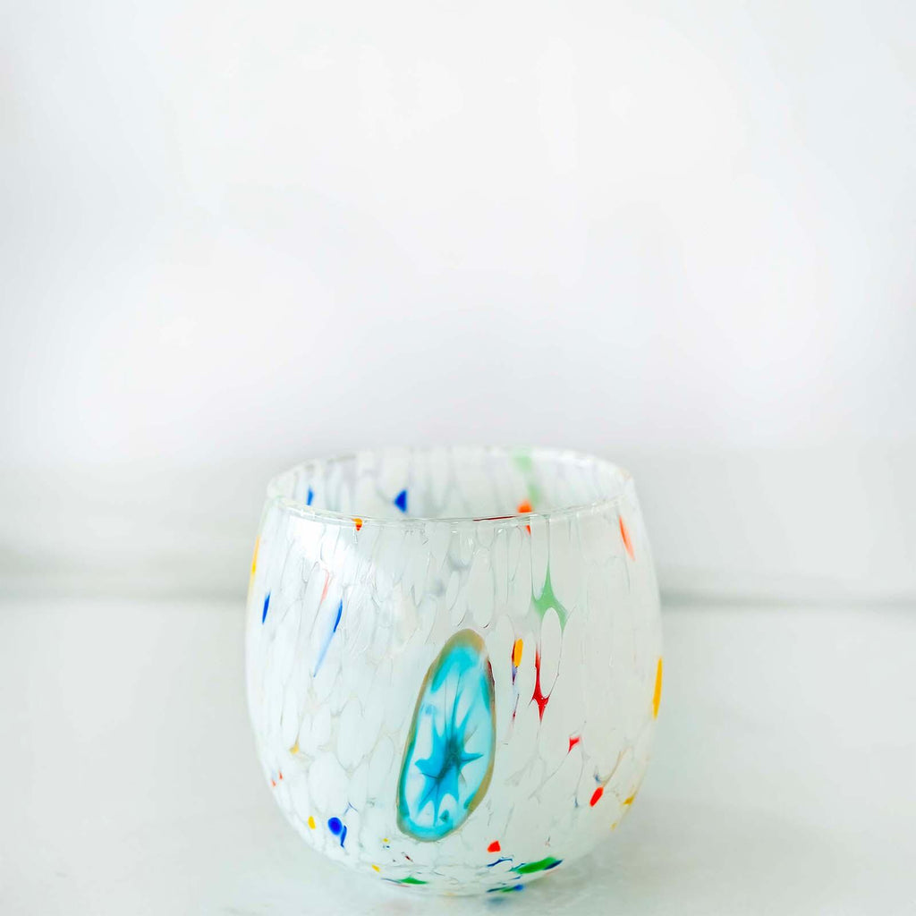 Murano Drinking Glass | Certified Murano Glass | Made in Italy | Water Glass | Collection Marea