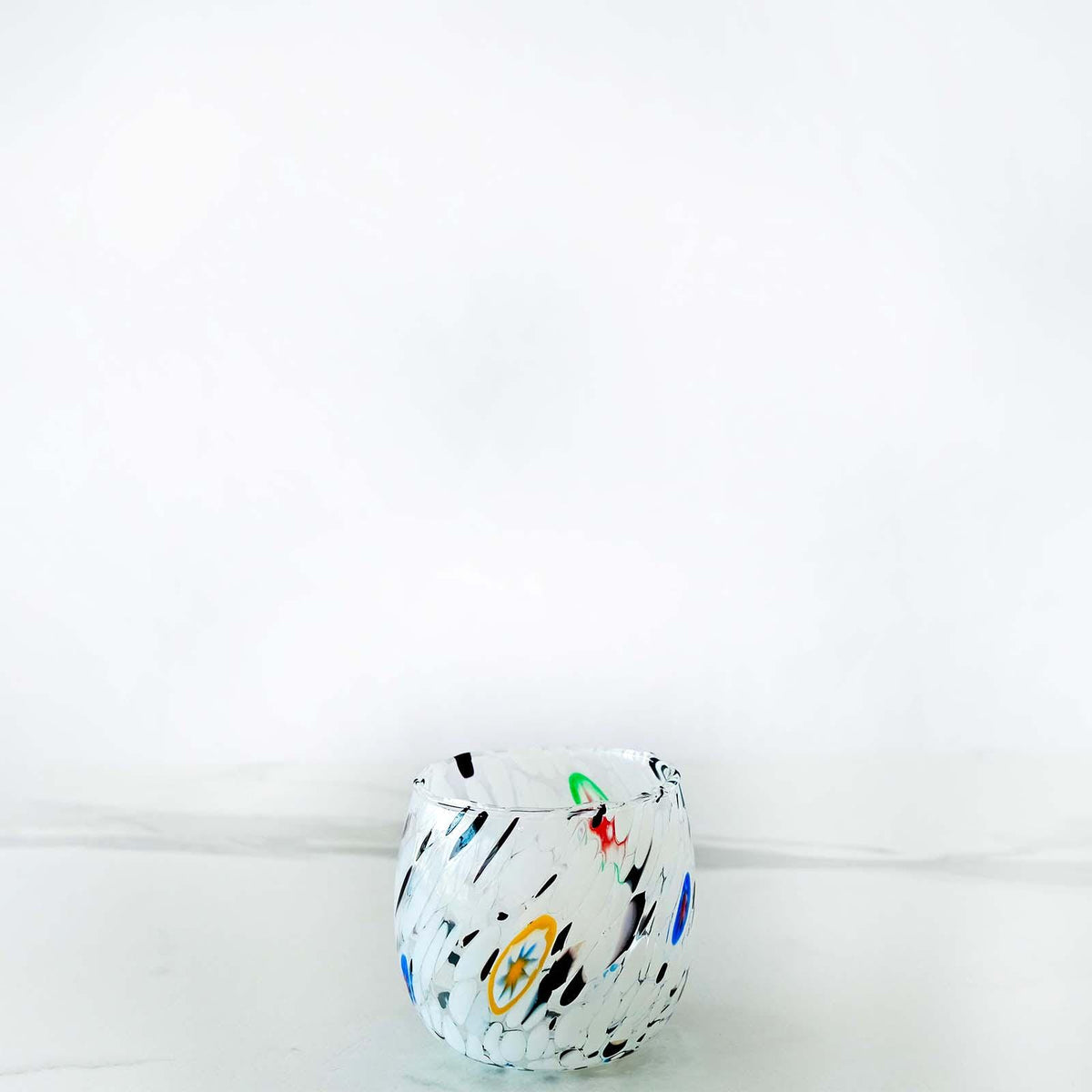 Murano Drinking Glass | Certified Murano Glass | Made in Italy | Water Glass | Collection Marea