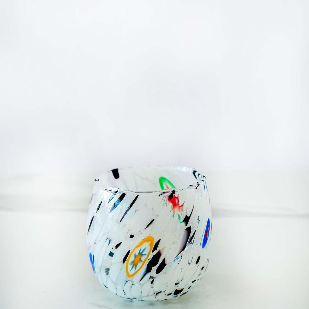 Murano Drinking Glass | Certified Murano Glass | Made in Italy | Water Glass | Collection Marea
