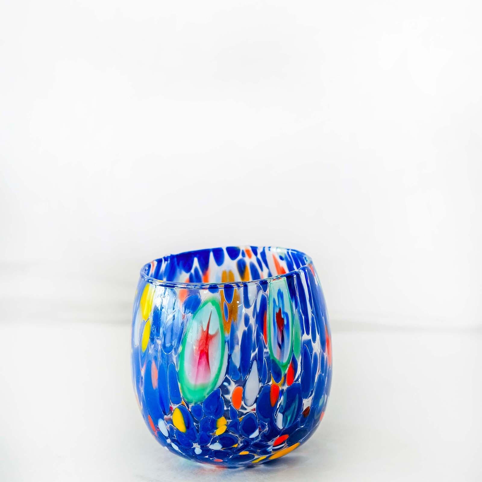 Murano Drinking Glass | Certified Murano Glass | Made in Italy | Water Glass | Collection Marea