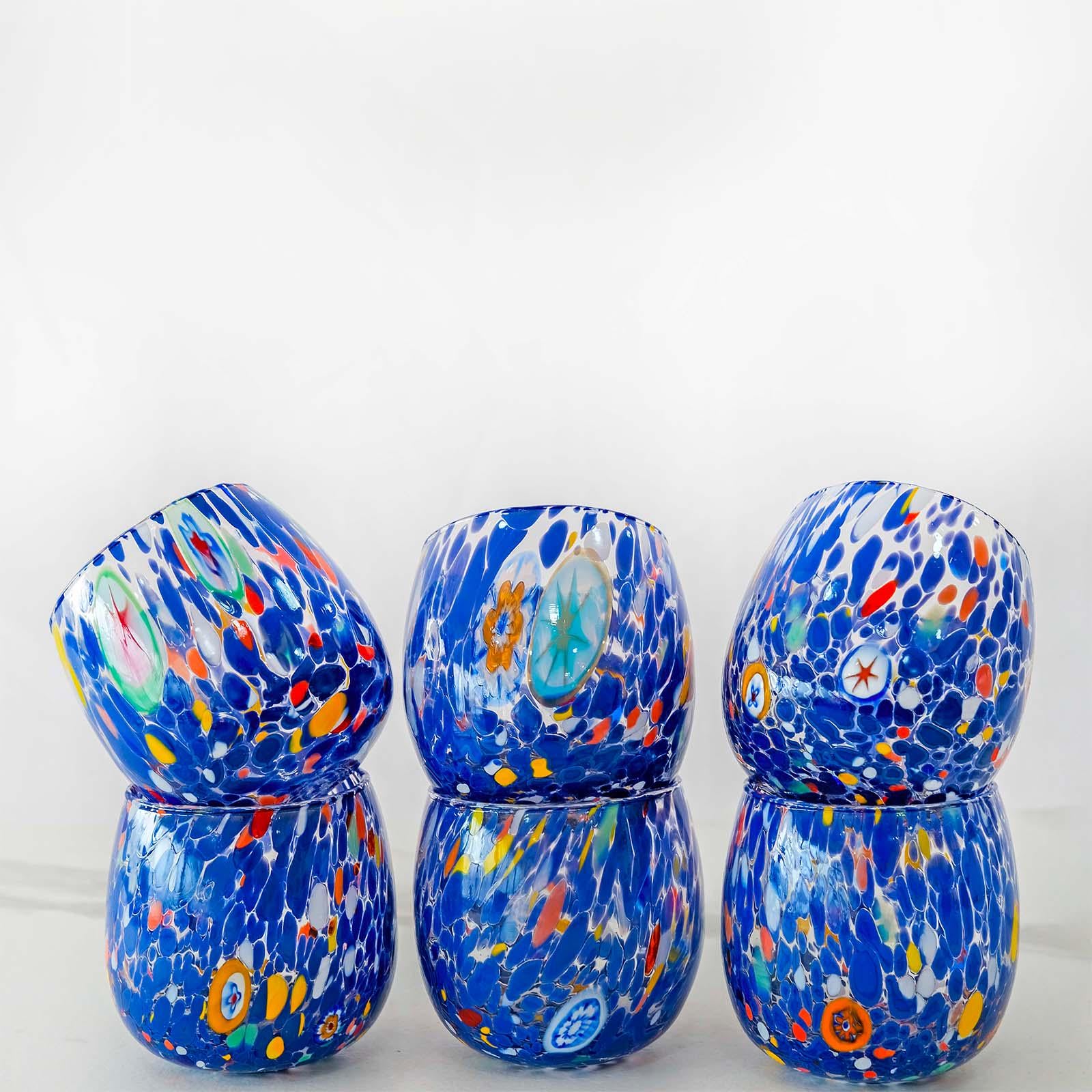 Murano Drinking Glass | Certified Murano Glass | Made in Italy | Water Glass | Collection Marea