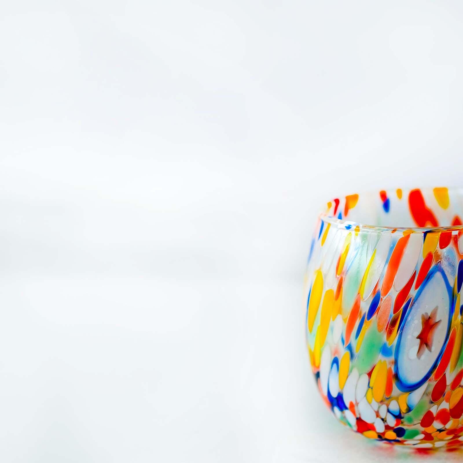 Murano Drinking Glass | Certified Murano Glass | Made in Italy | Water Glass | Collection Marea