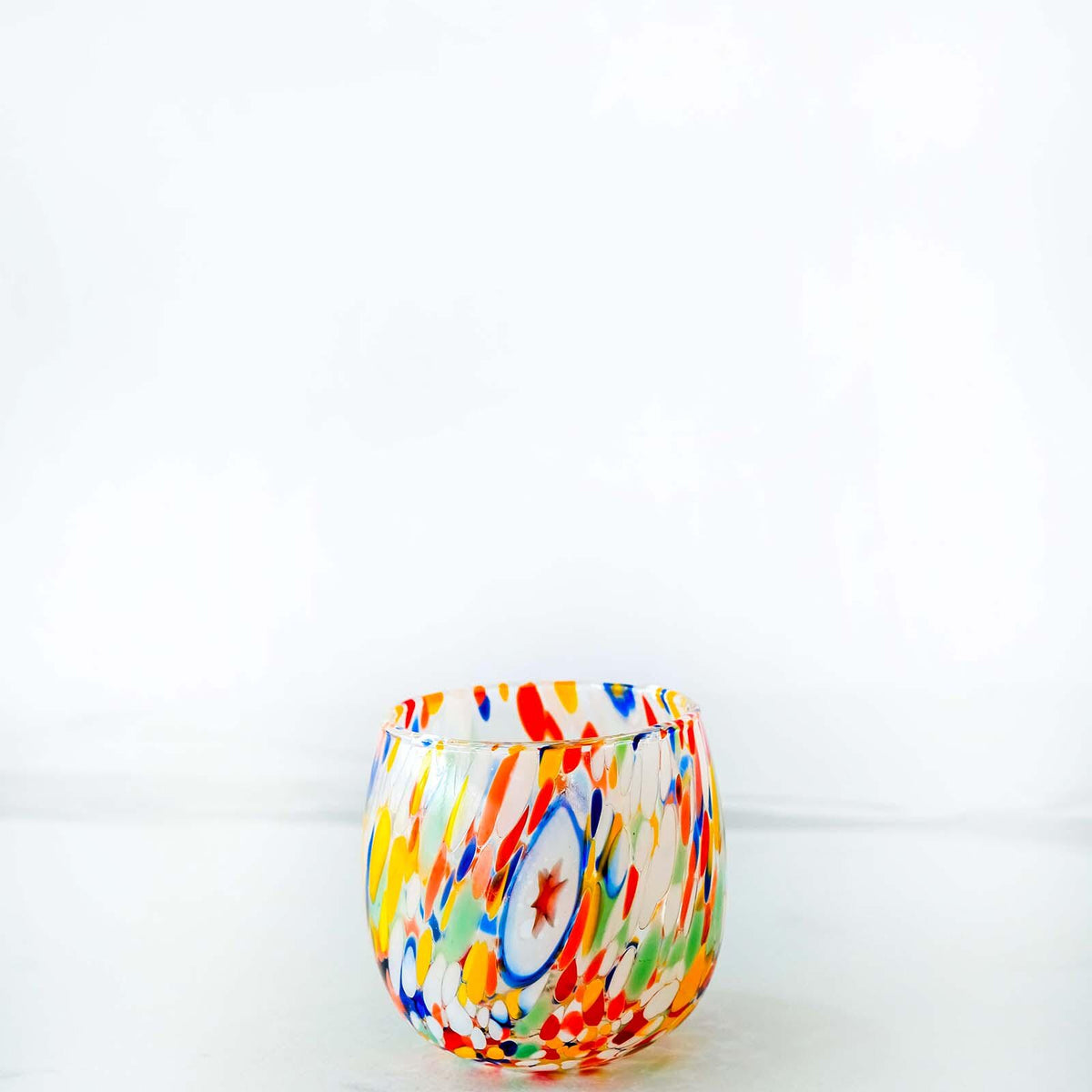 Murano Drinking Glass | Certified Murano Glass | Made in Italy | Water Glass | Collection Marea
