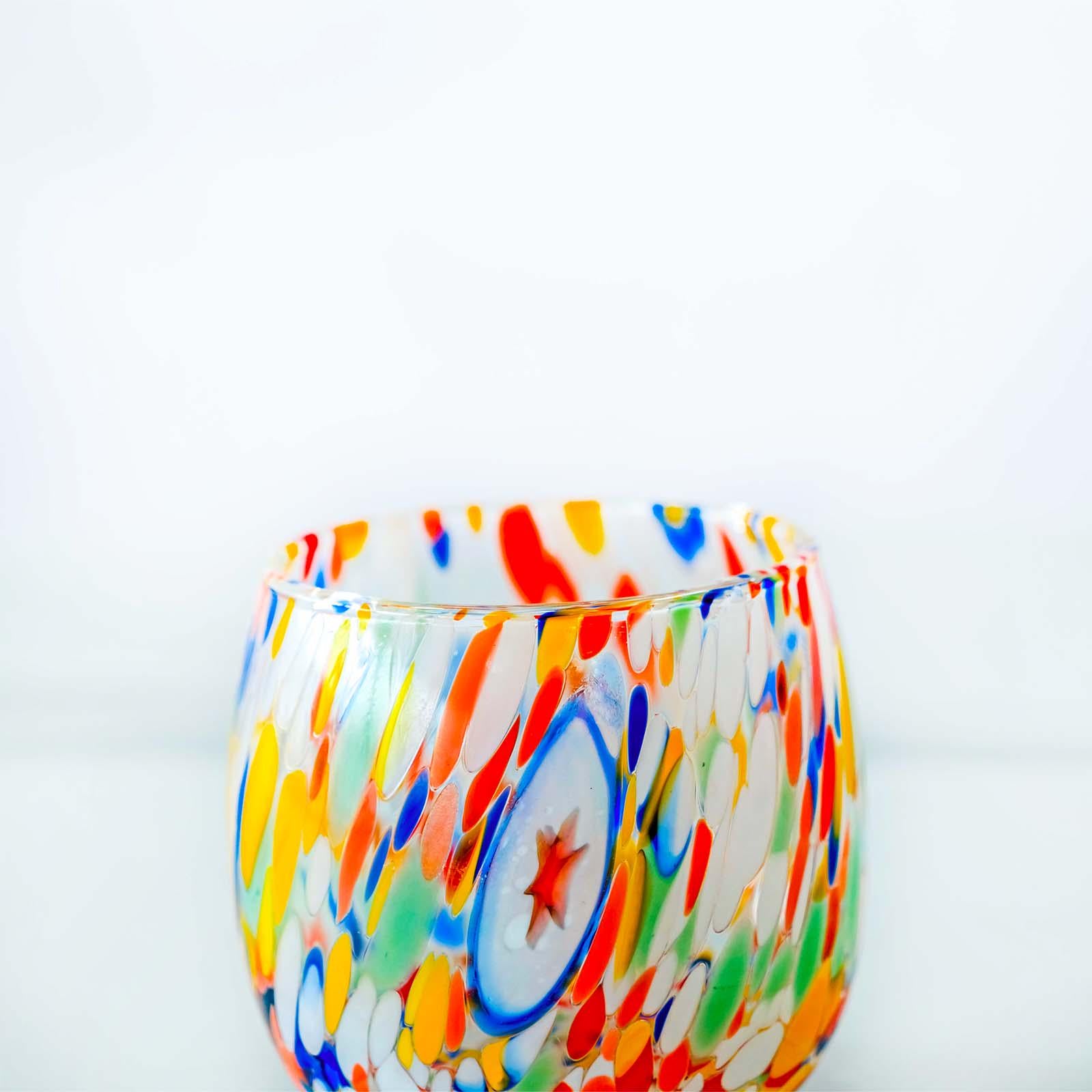 Murano Drinking Glass | Certified Murano Glass | Made in Italy | Water Glass | Collection Marea