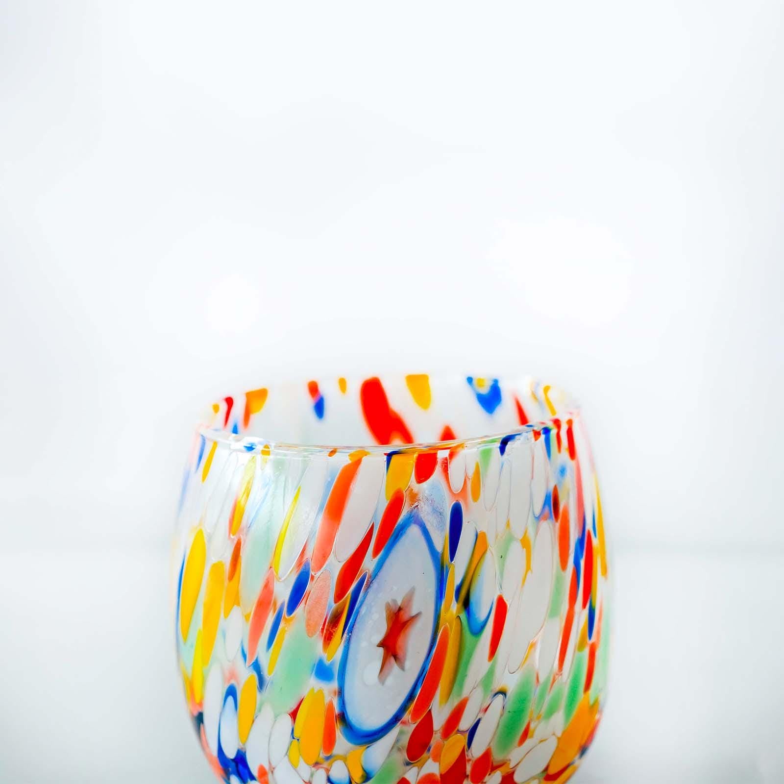 Murano Drinking Glass | Certified Murano Glass | Made in Italy | Water Glass | Collection Marea