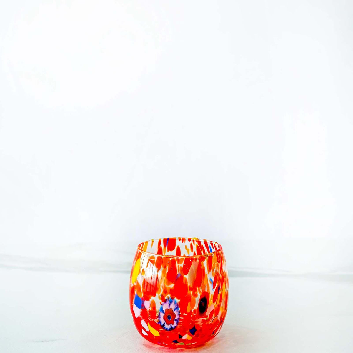 Murano Drinking Glass | Certified Murano Glass | Made in Italy | Water Glass | Collection Marea