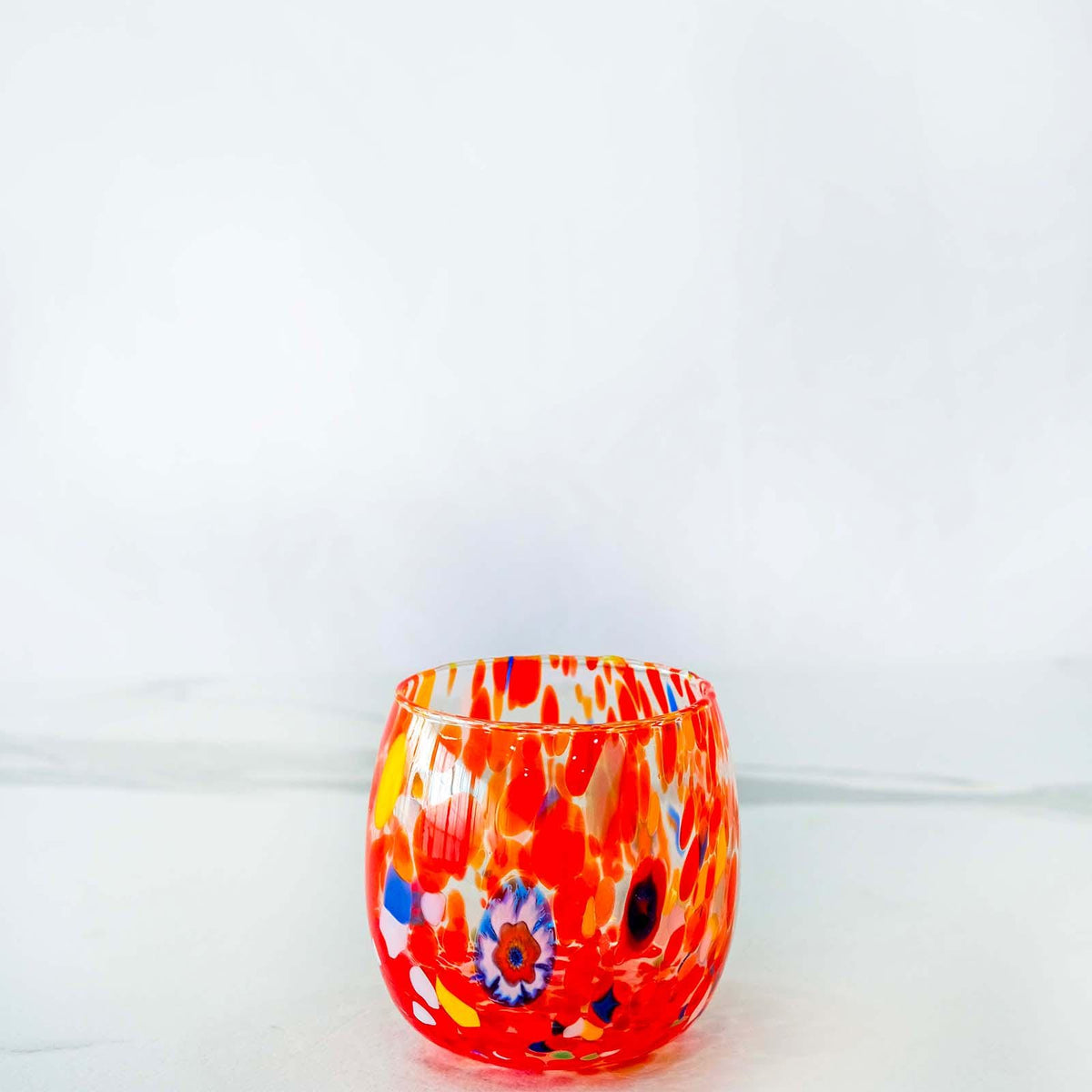Murano Drinking Glass | Certified Murano Glass | Made in Italy | Water Glass | Collection Marea