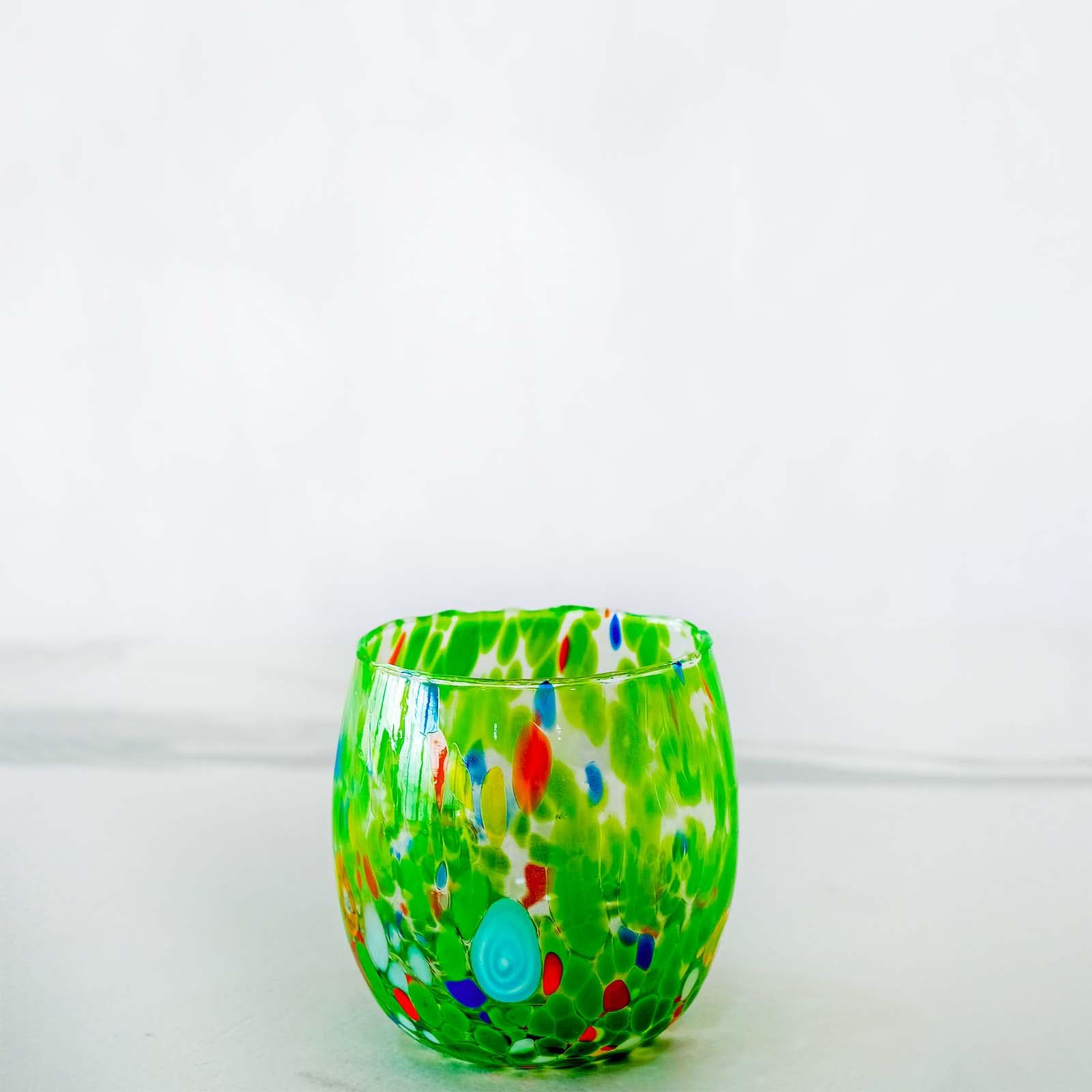 Murano Drinking Glass | Certified Murano Glass | Made in Italy | Water Glass | Collection Marea