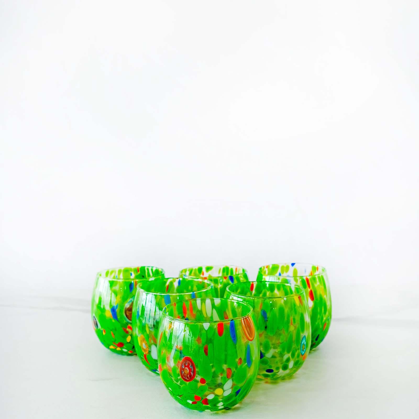 Murano Drinking Glass | Certified Murano Glass | Made in Italy | Water Glass | Collection Marea