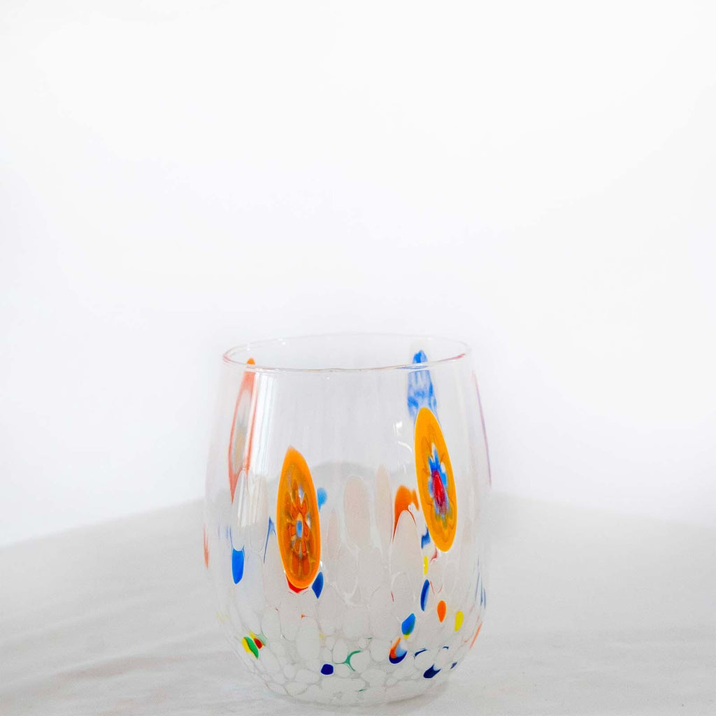 Murano Drinking Glass | Certified Murano Glass | Made in Italy | Water Glass | Collection Dream