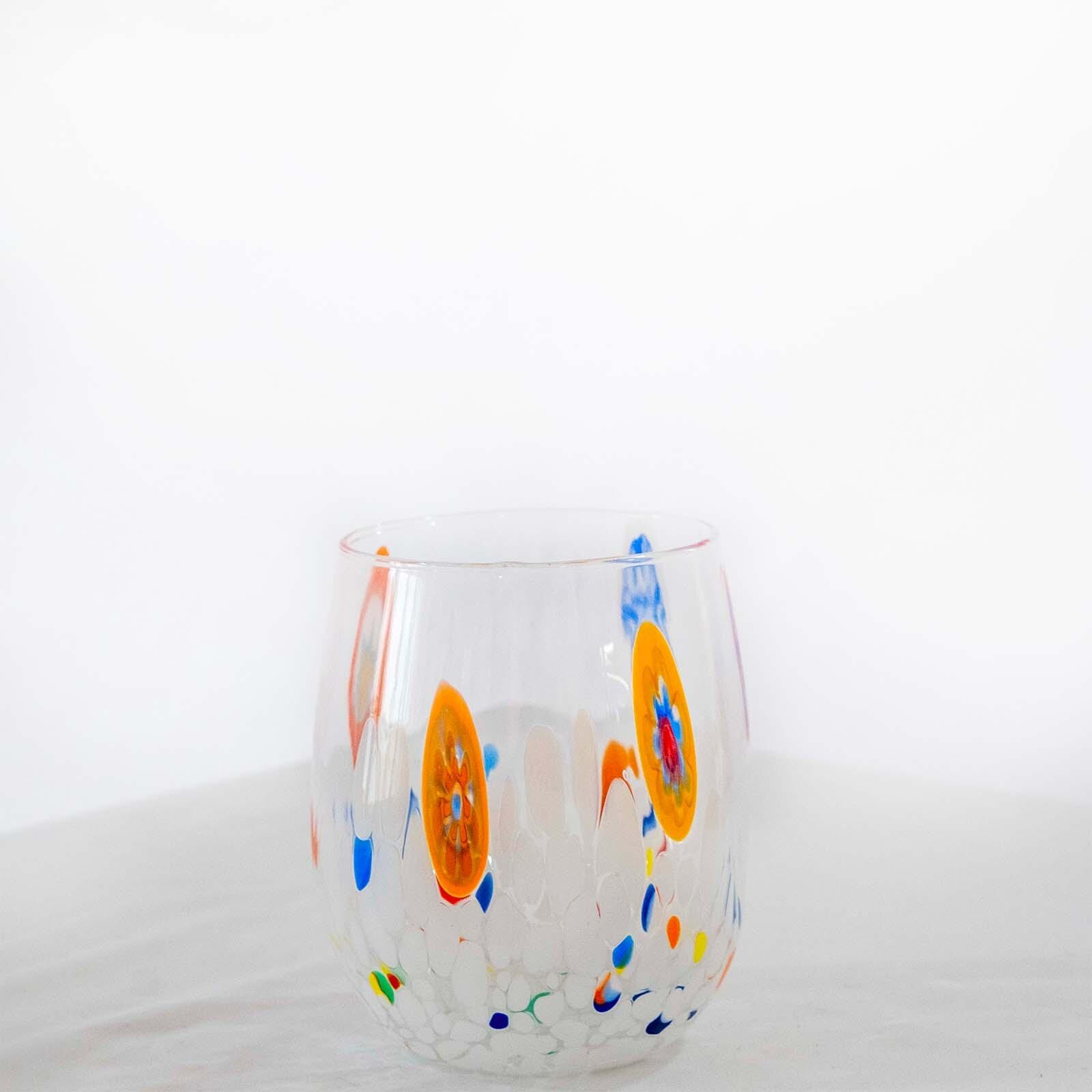 Murano Drinking Glass | Certified Murano Glass | Made in Italy | Water Glass | Collection Dream