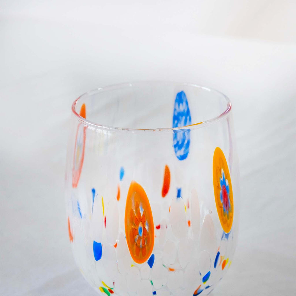 Murano Drinking Glass | Certified Murano Glass | Made in Italy | Water Glass | Collection Dream