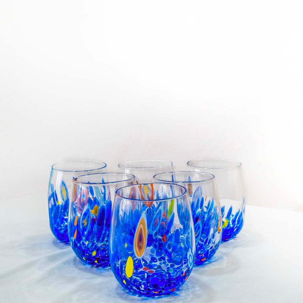 Murano Drinking Glass | Certified Murano Glass | Made in Italy | Water Glass | Collection Dream