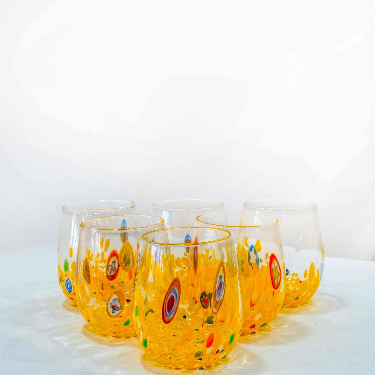 Murano Drinking Glass | Certified Murano Glass | Made in Italy | Water Glass | Collection Dream