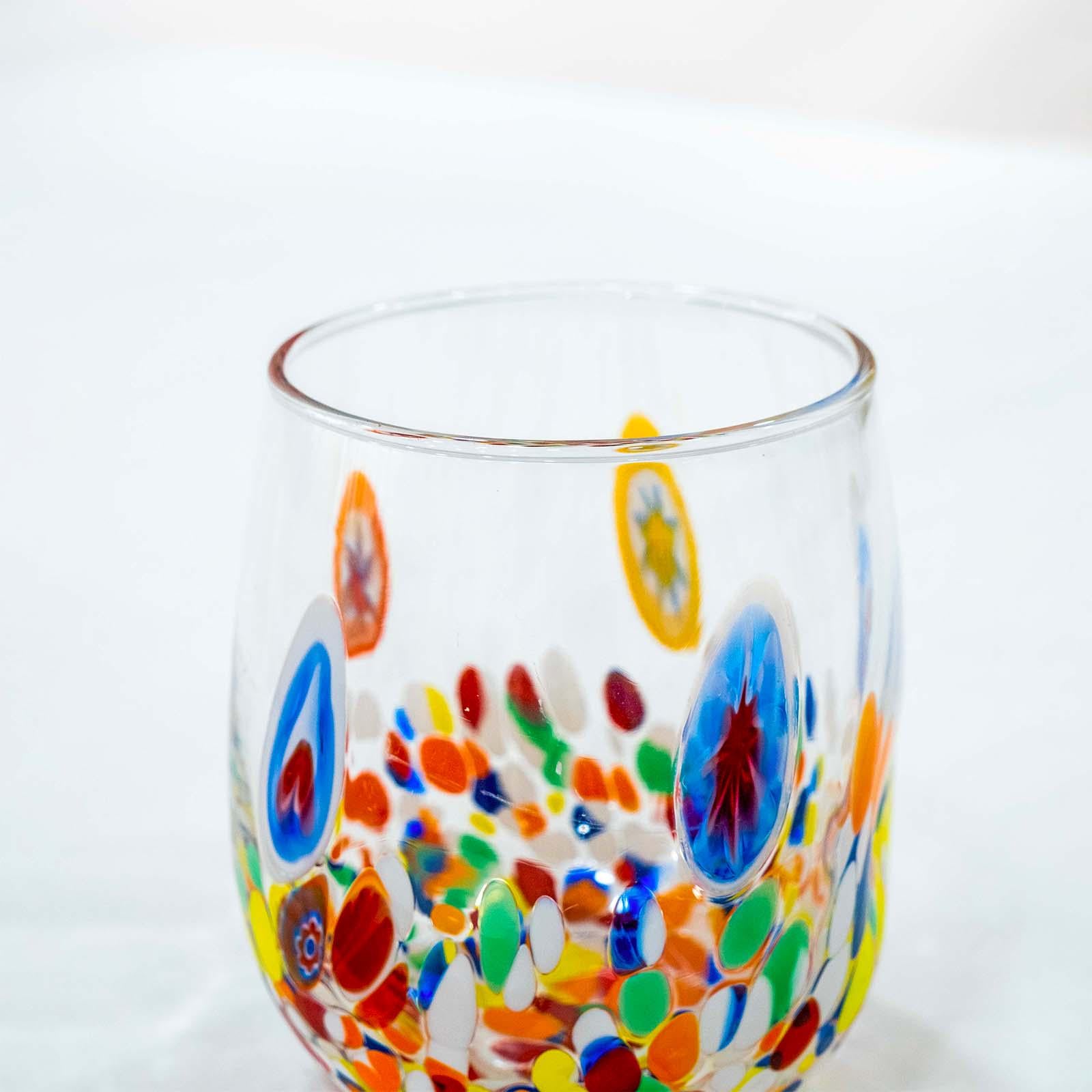 Murano Drinking Glass | Certified Murano Glass | Made in Italy | Water Glass | Collection Dream