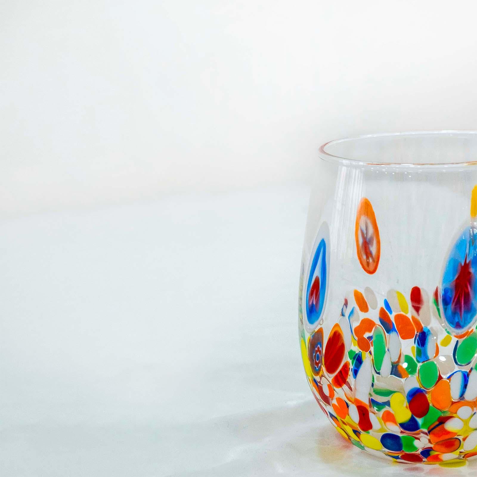 Murano Drinking Glass | Certified Murano Glass | Made in Italy | Water Glass | Collection Dream