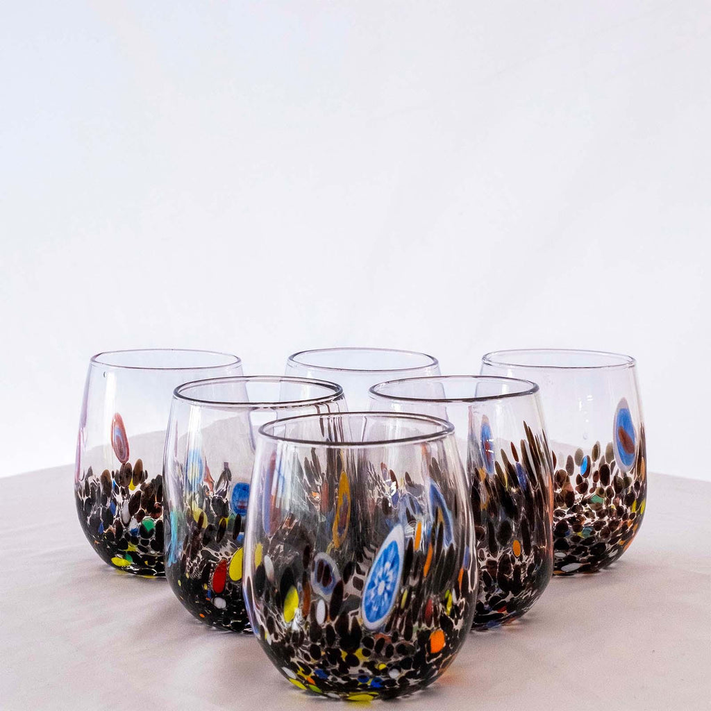 Murano Drinking Glass | Certified Murano Glass | Made in Italy | Water Glass | Collection Dream