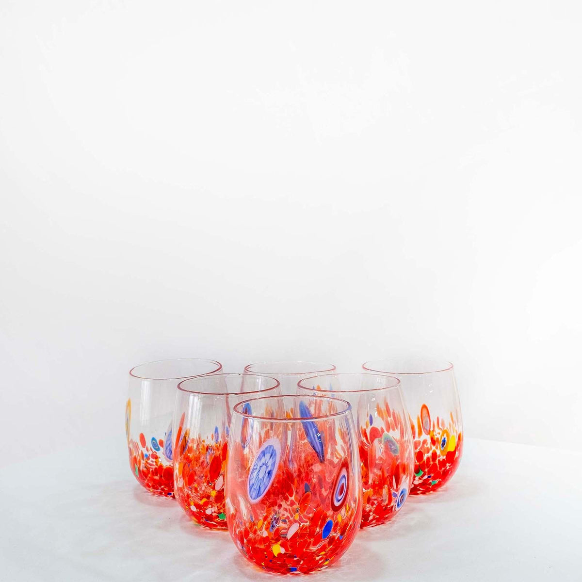 Murano Drinking Glass | Certified Murano Glass | Made in Italy | Water Glass | Collection Dream