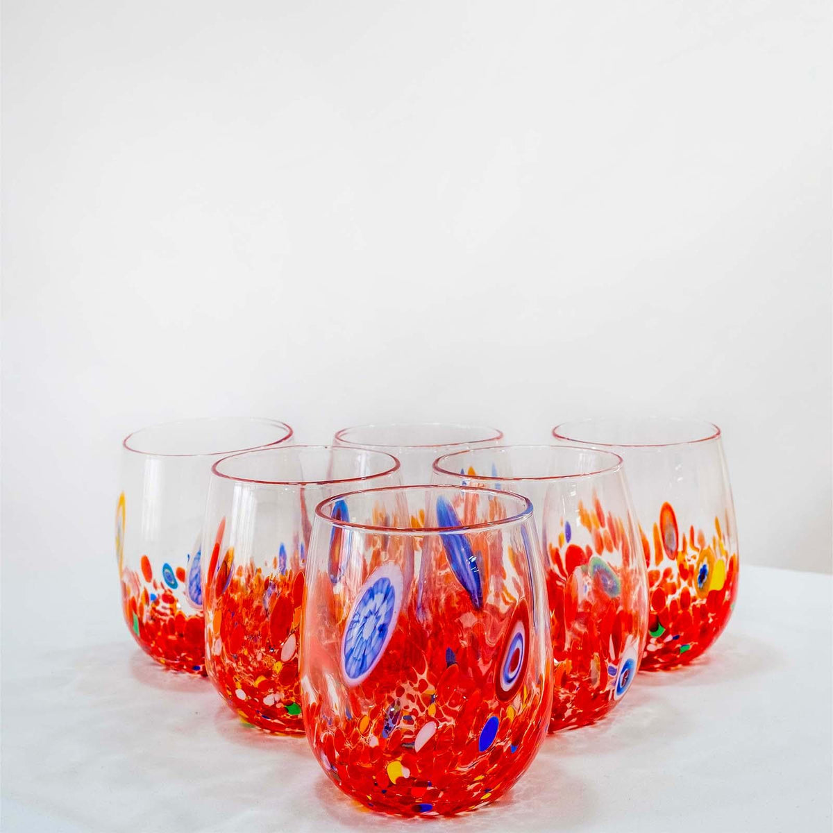 Murano Drinking Glass | Certified Murano Glass | Made in Italy | Water Glass | Collection Dream