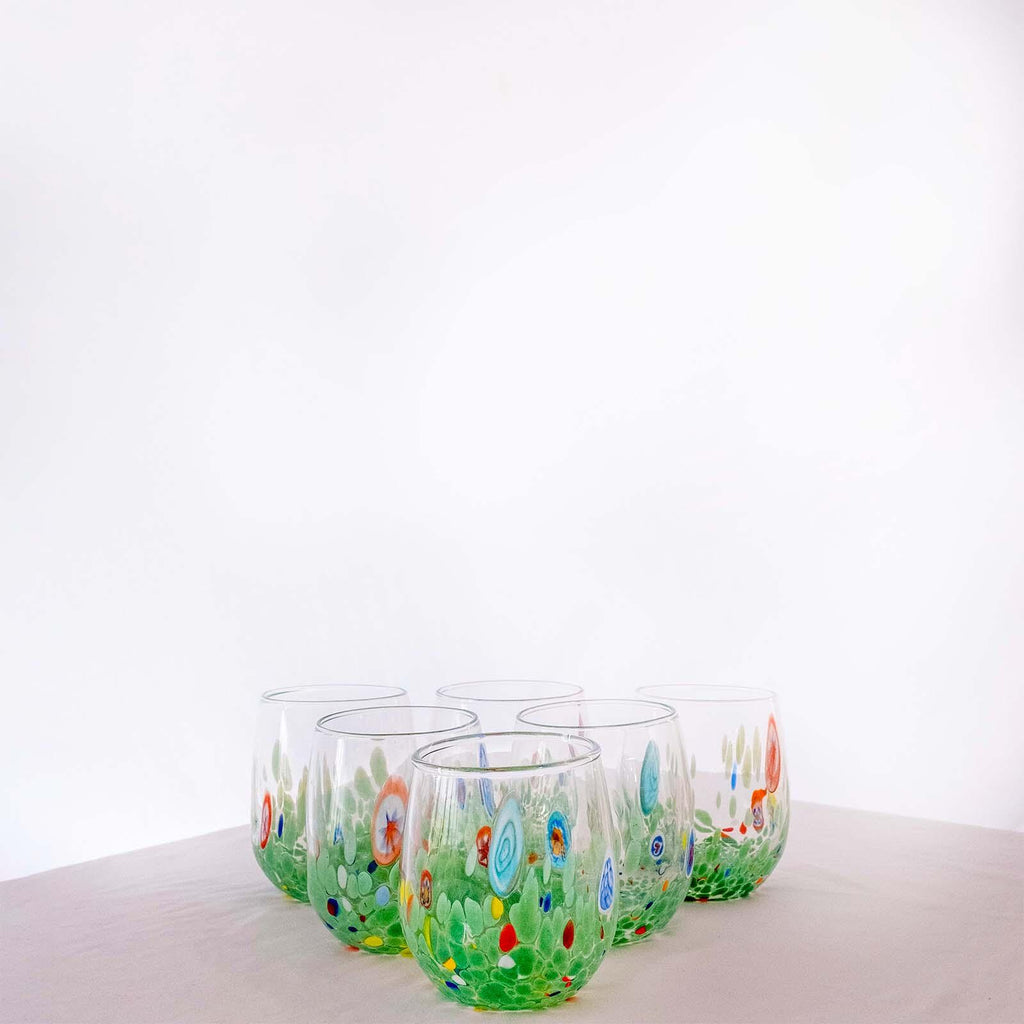 Murano Drinking Glass | Certified Murano Glass | Made in Italy | Water Glass | Collection Dream