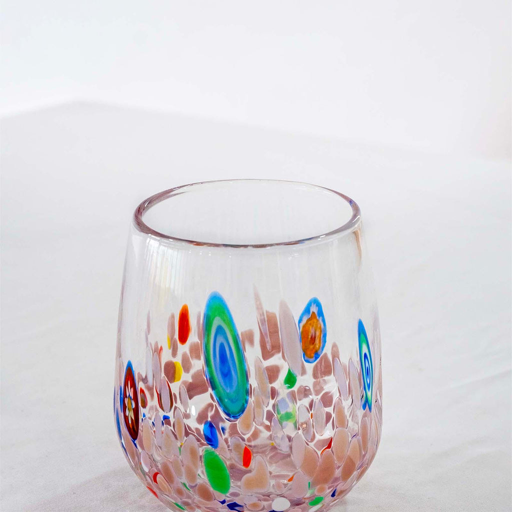 Murano Drinking Glass | Certified Murano Glass | Made in Italy | Water Glass | Collection Dream