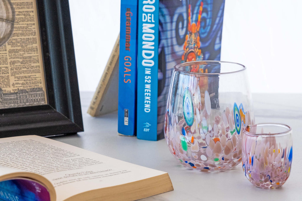 Murano Drinking Glass | Certified Murano Glass | Made in Italy | Water Glass | Collection Dream