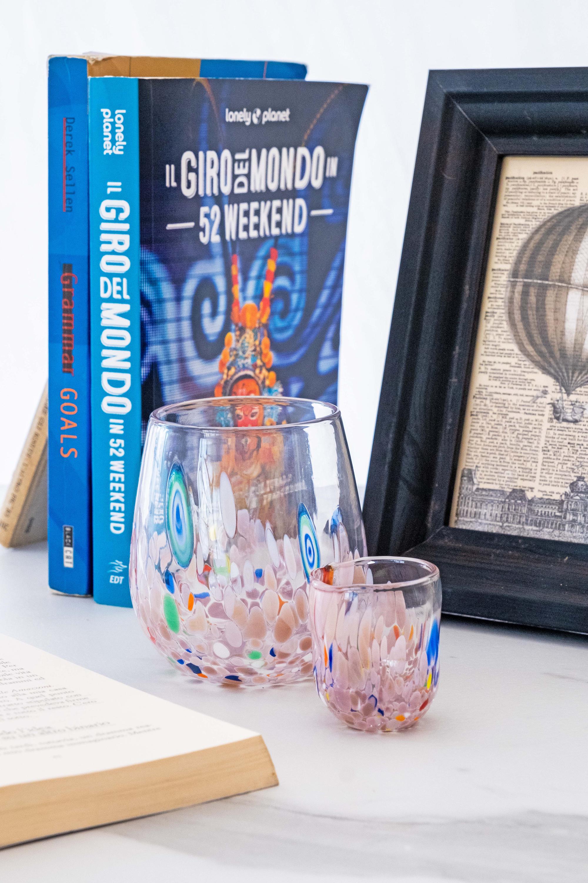 Murano Drinking Glass | Certified Murano Glass | Made in Italy | Water Glass | Collection Dream