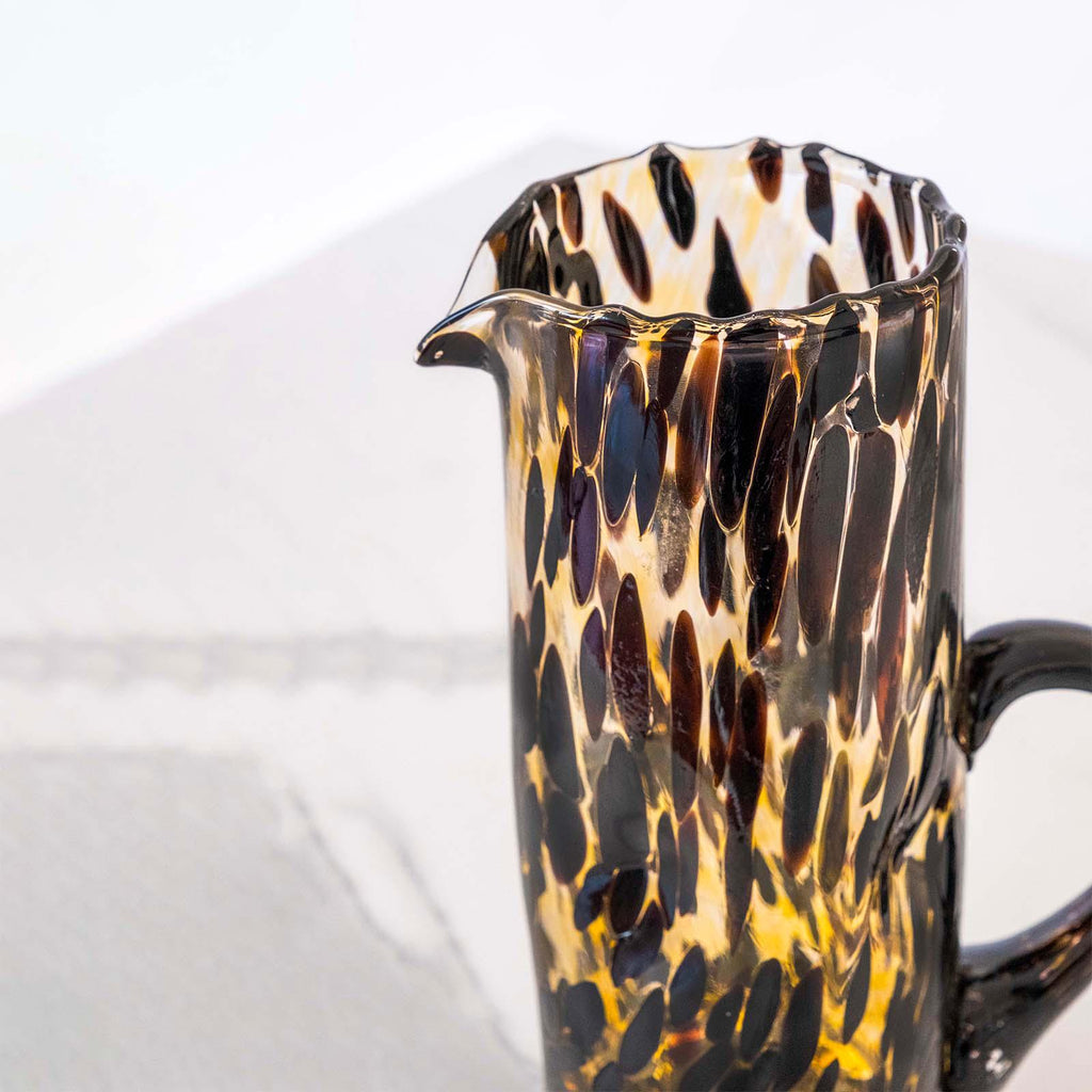 Murano Glass Carafe | Certified Murano Glass | Made in Italy | Decorative Pitcher | Collection Animalier B1