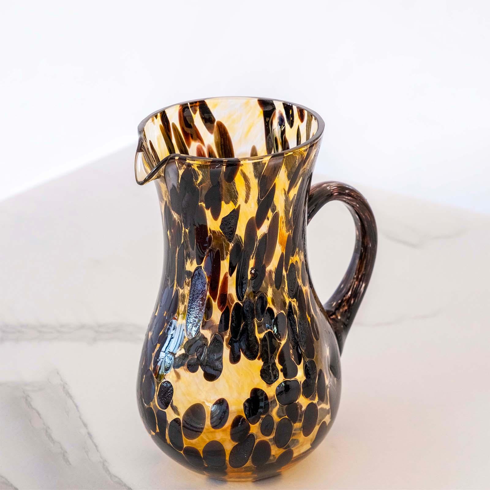Murano Glass Carafe | Certified Murano Glass | Made in Italy | Decorative Pitcher | Collection Animalier
