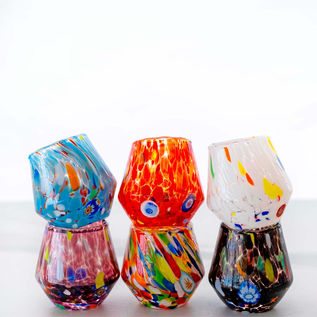 Murano Shot Glass | Certified Murano Glass | Made in Italy | Italian Liqueur Glass | Collection B8