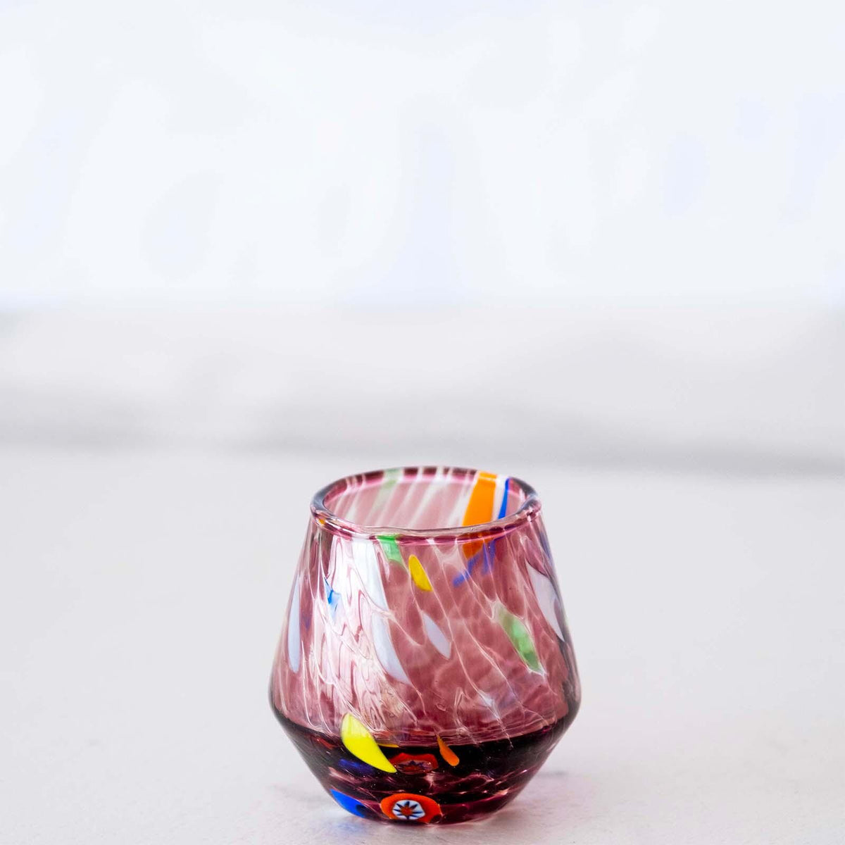 Murano Shot Glass | Certified Murano Glass | Made in Italy | Italian Liqueur Glass | Collection B8