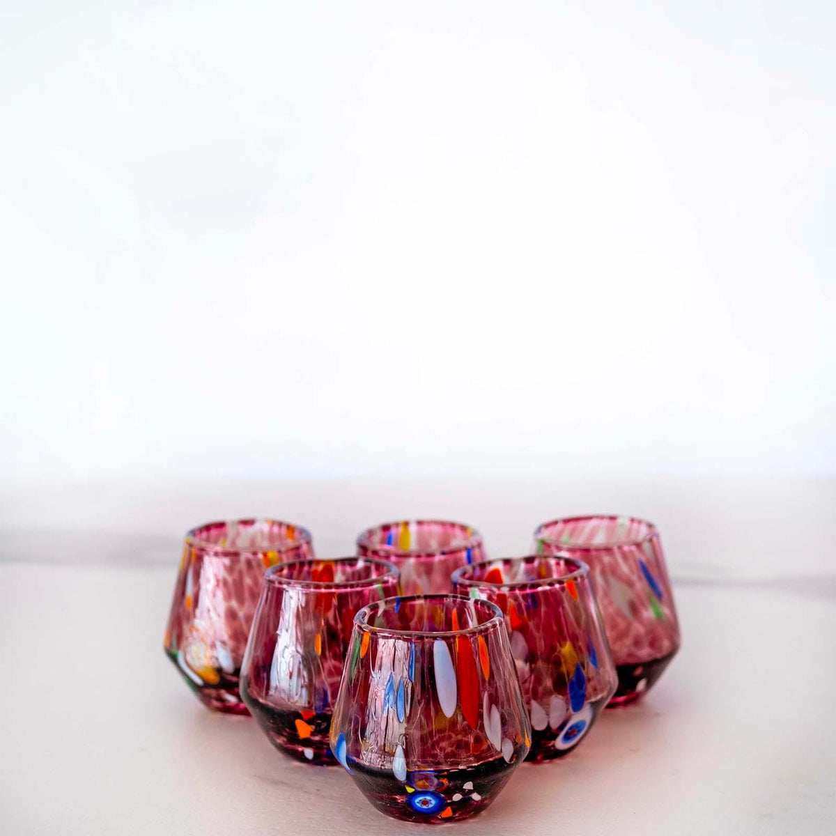 Murano Shot Glass | Certified Murano Glass | Made in Italy | Italian Liqueur Glass | Collection B8