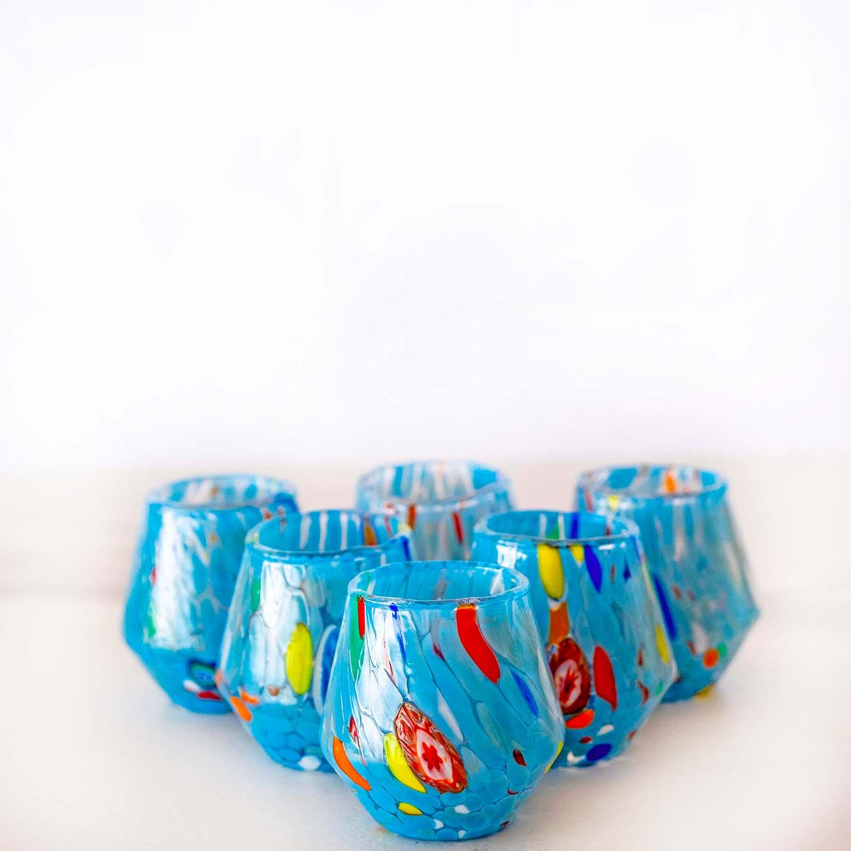 Murano Shot Glass | Certified Murano Glass | Made in Italy | Italian Liqueur Glass | Collection B8