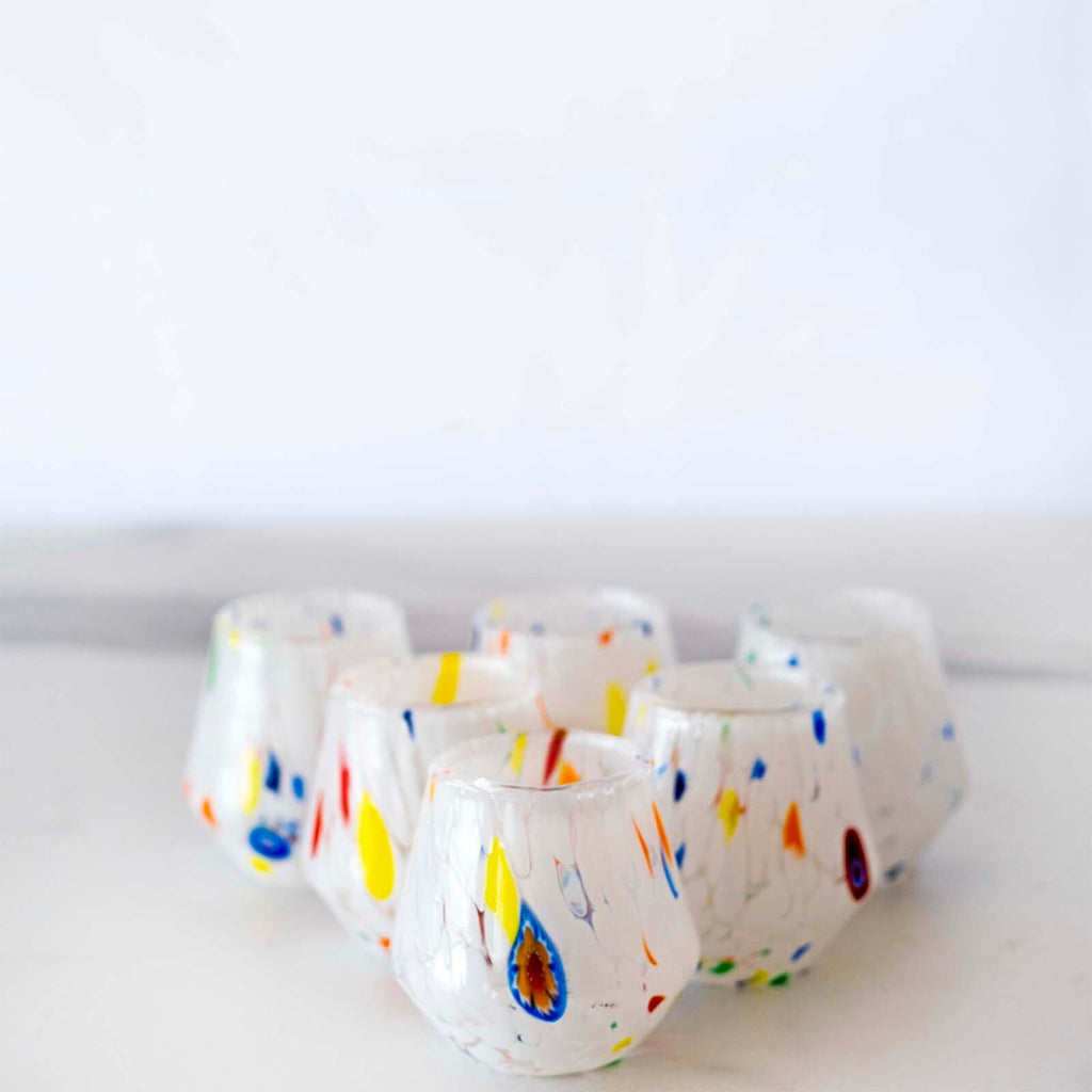 Murano Shot Glass | Certified Murano Glass | Made in Italy | Italian Liqueur Glass | Collection B8