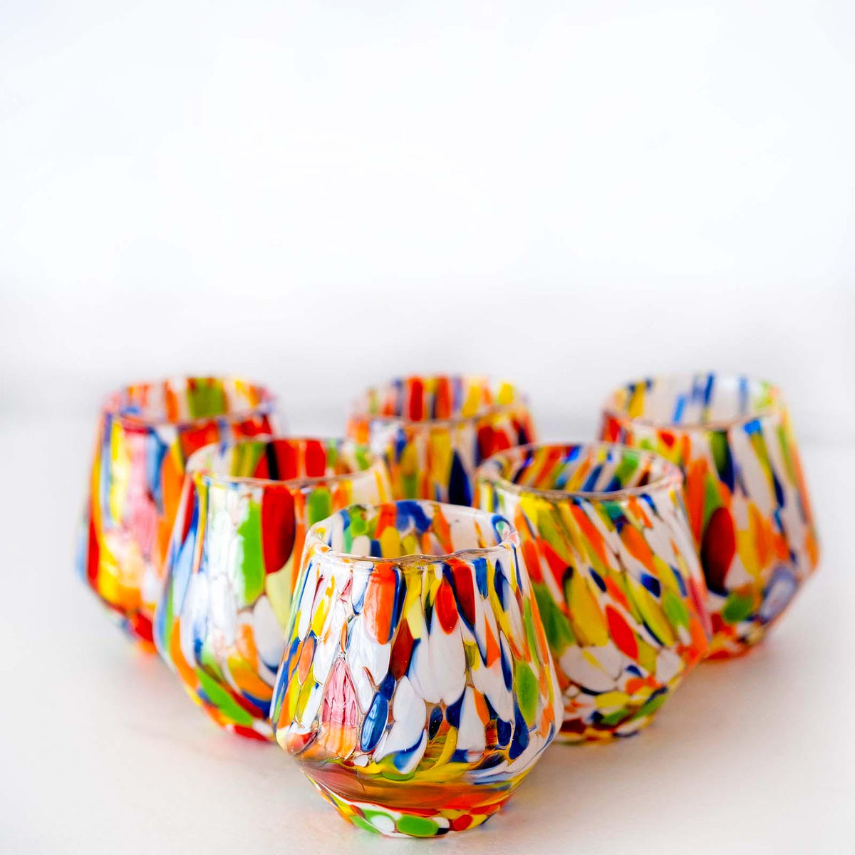 Murano Shot Glass | Certified Murano Glass | Made in Italy | Italian Liqueur Glass | Collection B8