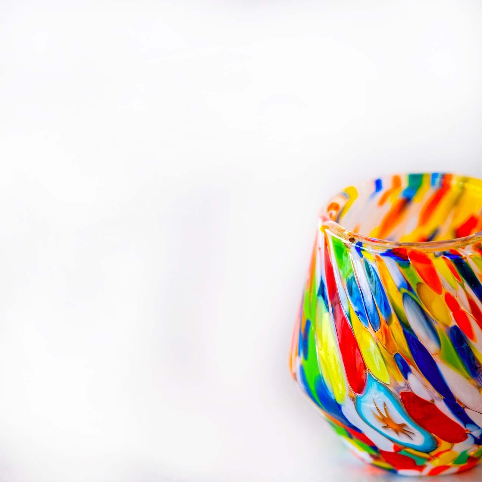 Murano Shot Glass | Certified Murano Glass | Made in Italy | Italian Liqueur Glass | Collection B8