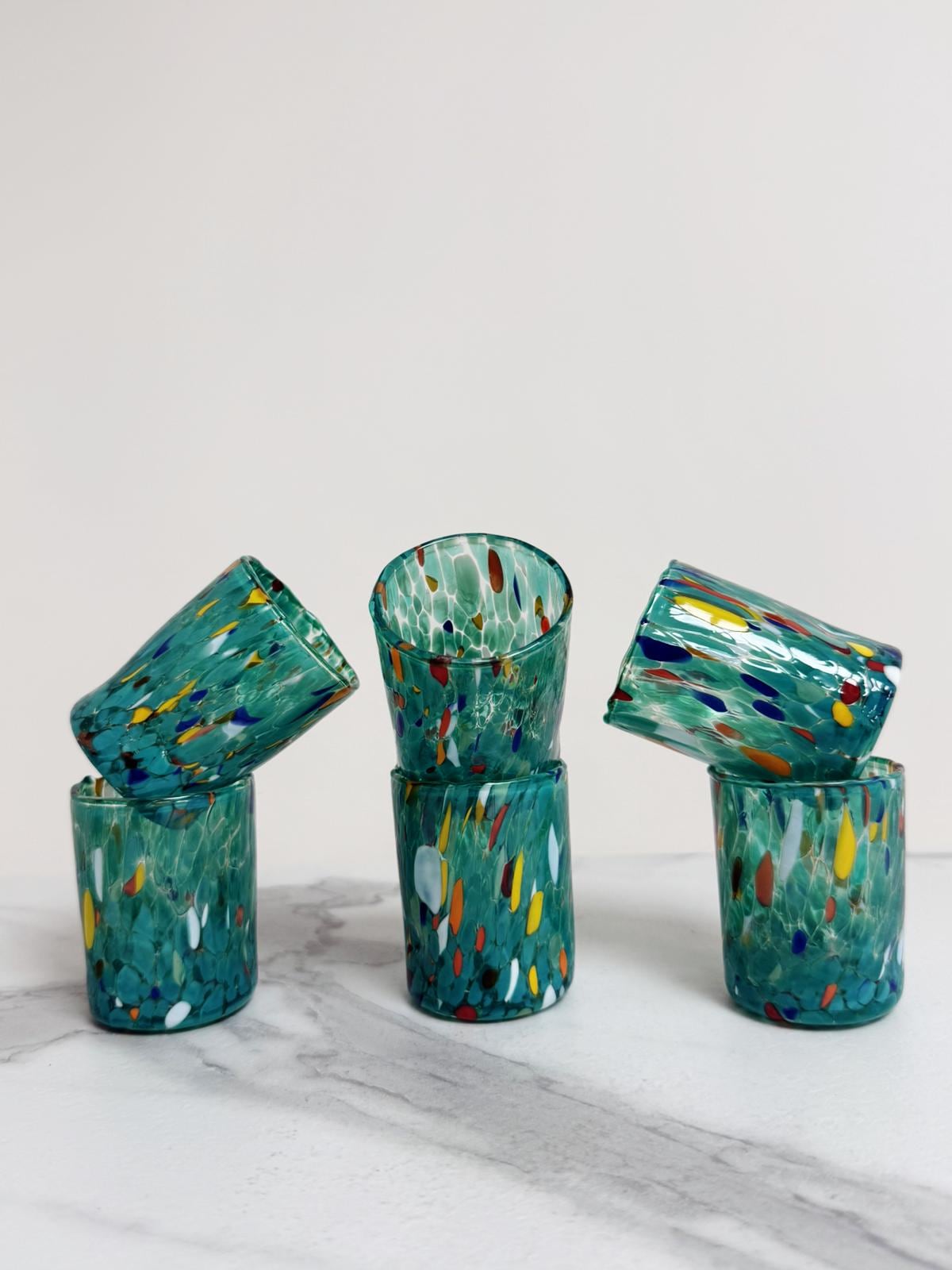 Murano Shot Glass | Certified Murano Glass | Made in Italy | Italian Liqueur Glass | Collection Eleganza