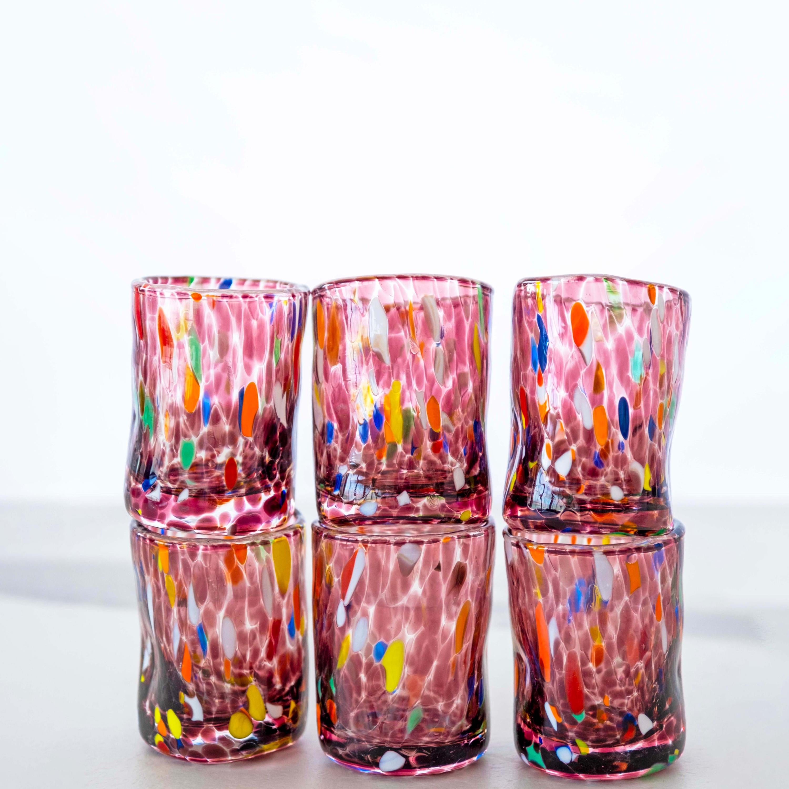 Murano Shot Glass | Certified Murano Glass | Made in Italy | Italian Liqueur Glass | Collection Eleganza