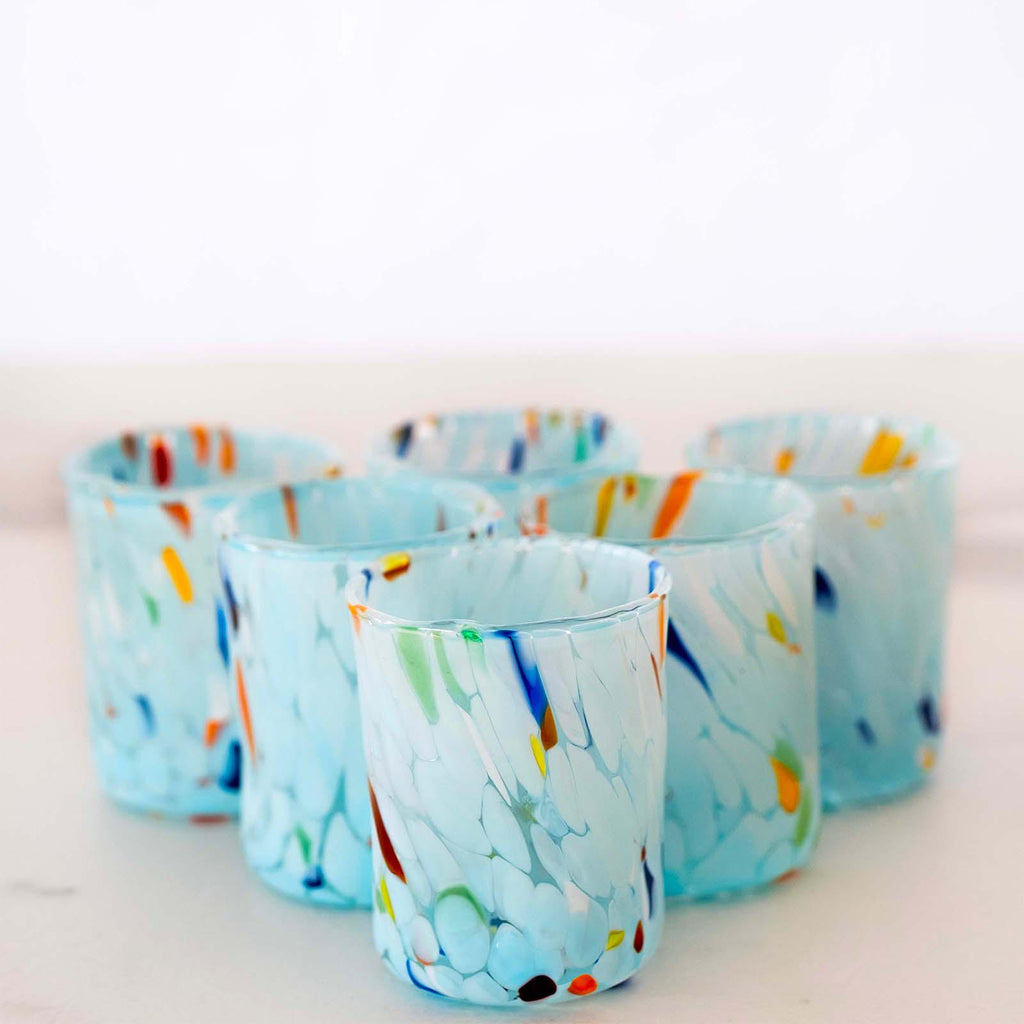 Murano Shot Glass | Certified Murano Glass | Made in Italy | Italian Liqueur Glass | Collection Eleganza