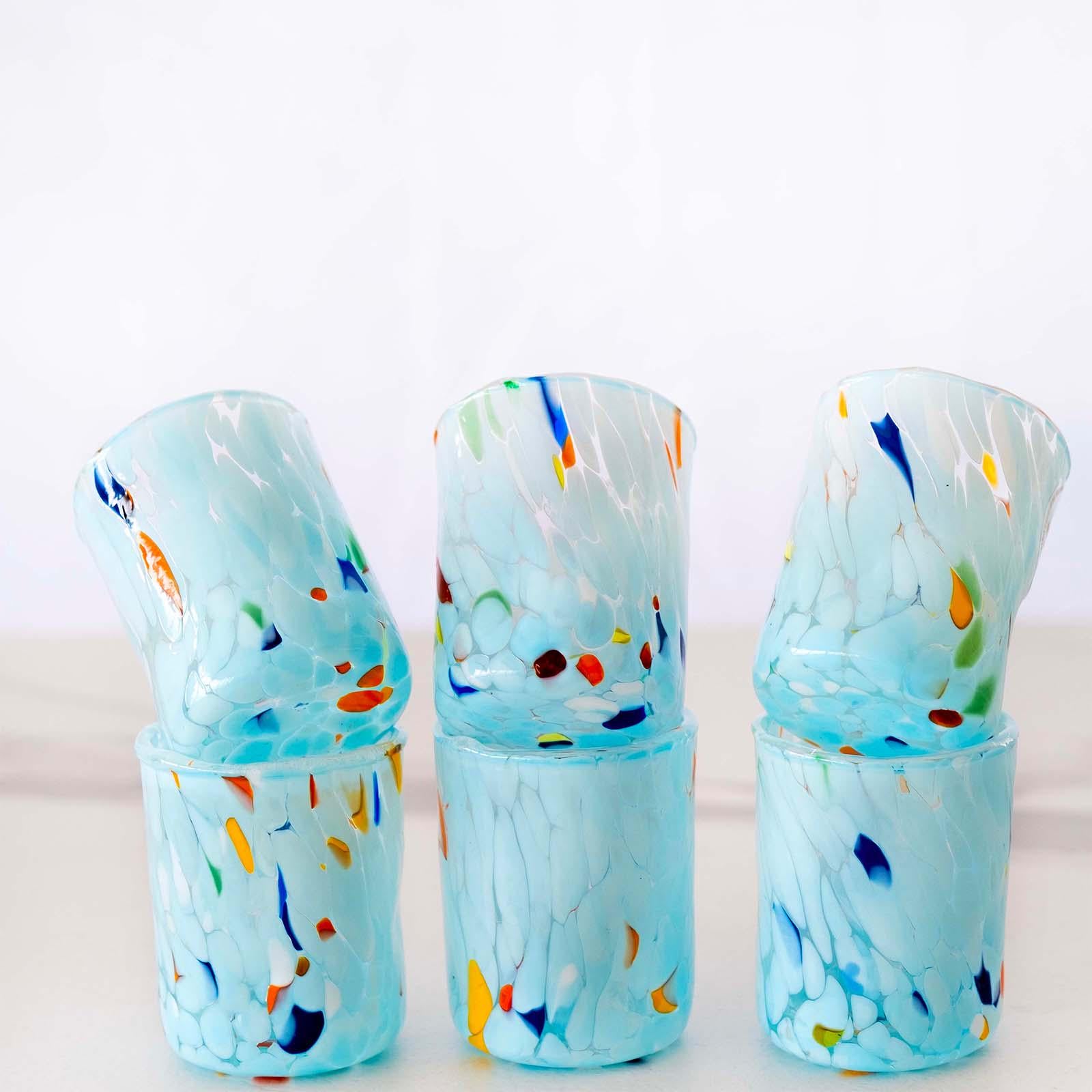 Murano Shot Glass | Certified Murano Glass | Made in Italy | Italian Liqueur Glass | Collection Eleganza