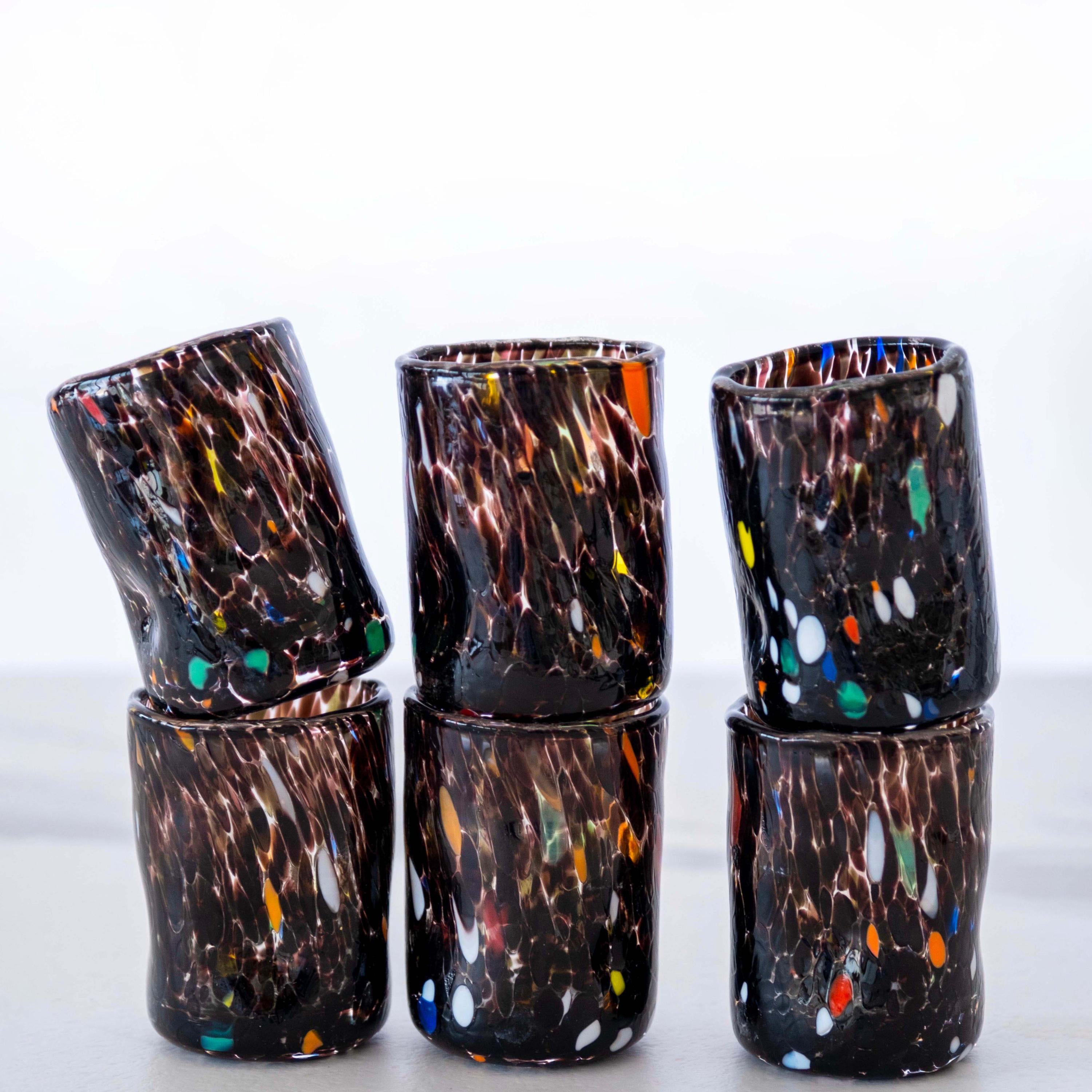 Murano Shot Glass | Certified Murano Glass | Made in Italy | Italian Liqueur Glass | Collection Eleganza