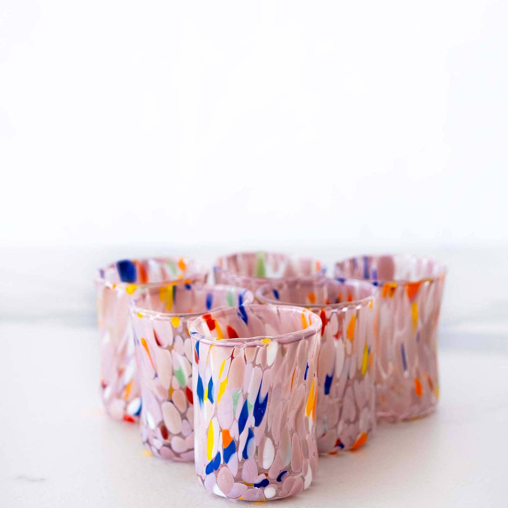 Murano Shot Glass | Certified Murano Glass | Made in Italy | Italian Liqueur Glass | Collection Eleganza